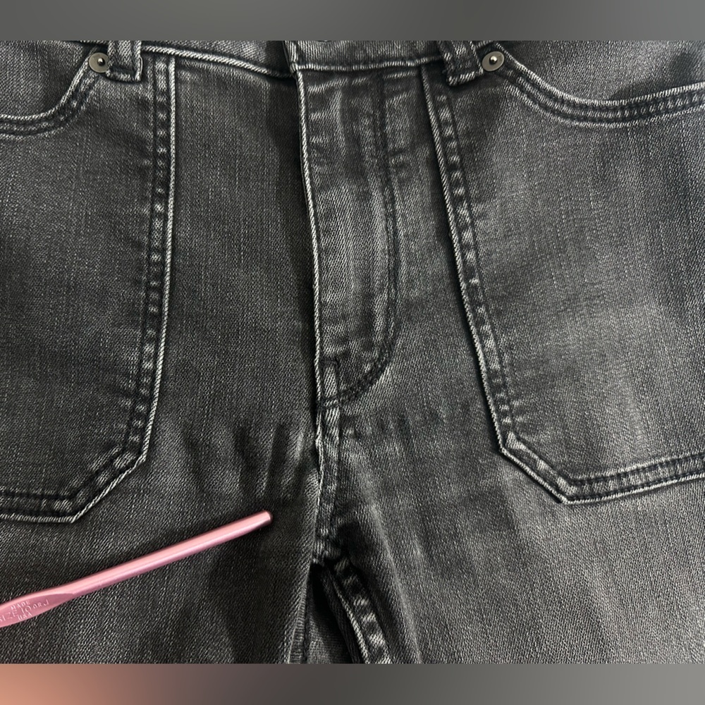 PILCRO & THE LETTERPRESS Sz 27 Jeans High-Rise Ankle Zip Denim Legging Pockets - Picture 9 of 15